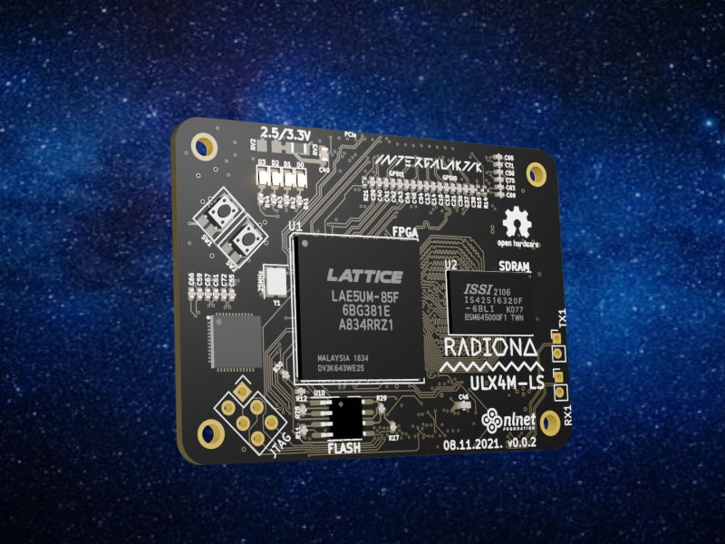 Blending ULX4M - NLnet funded FPGA board